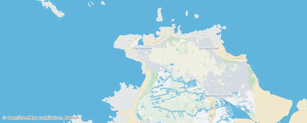 Mappa di Noirmoutier-en-l'Île