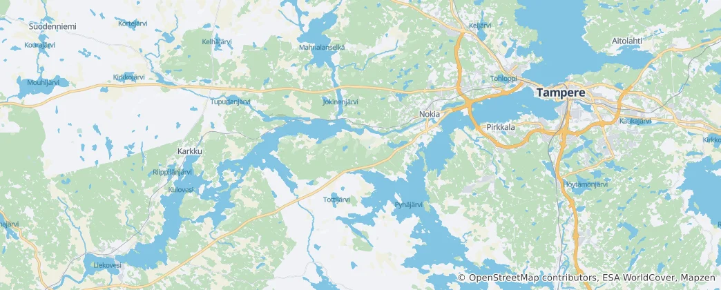 Karte von Nokia