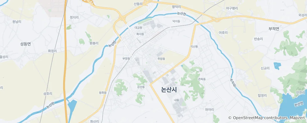 Mapa Nonsan