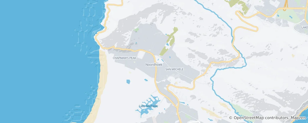 Map of Noordhoek