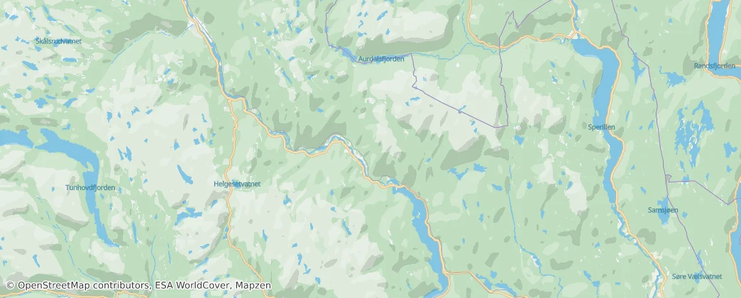 Flå — Karte