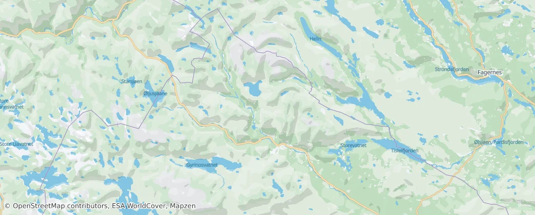 Hemsedal Municipality — Map