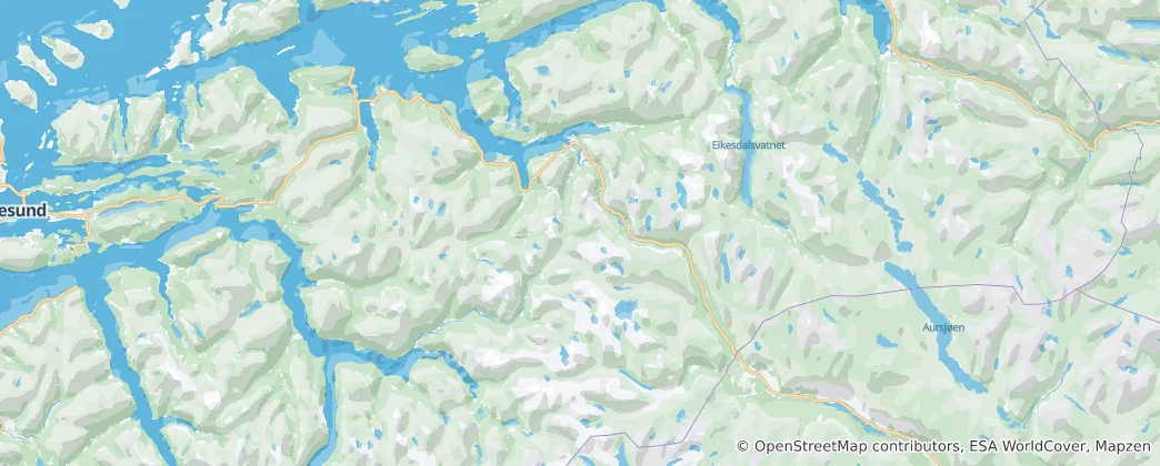 Mapa Rauma Municipality