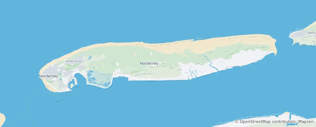 Karte von Norderney