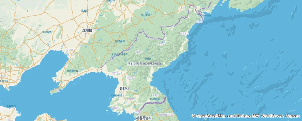 Map of North Korea