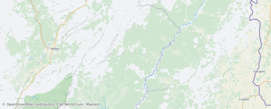North Luangwa National Park — Map