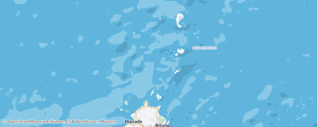 Sulawesi Utara — Karte