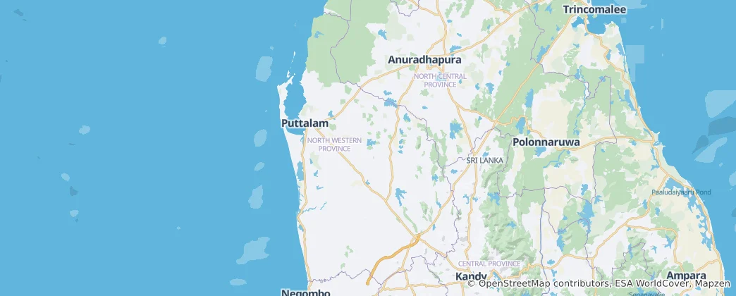 Mapa Severozápadná provincia