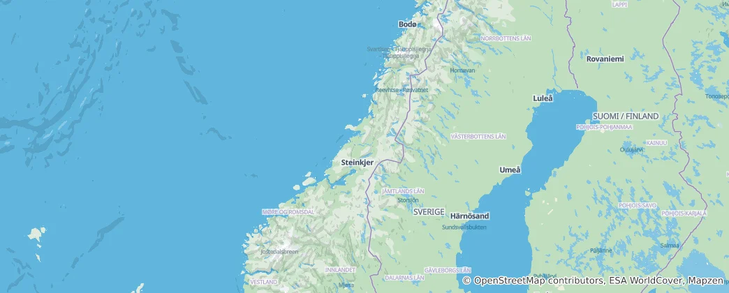 Map of Norway