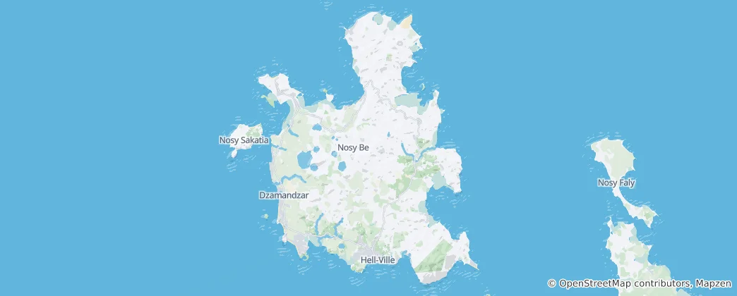 Mapa Nosy Be
