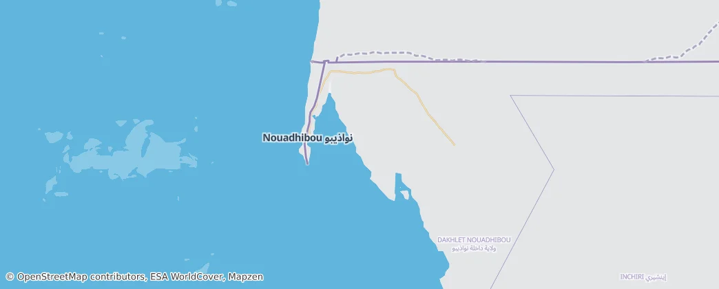Nouadhibou — Map