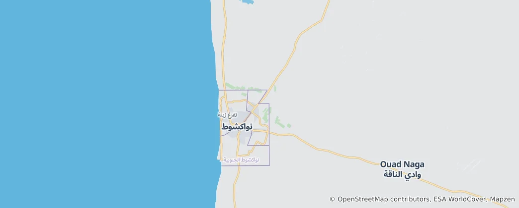 Map of Nouakchott