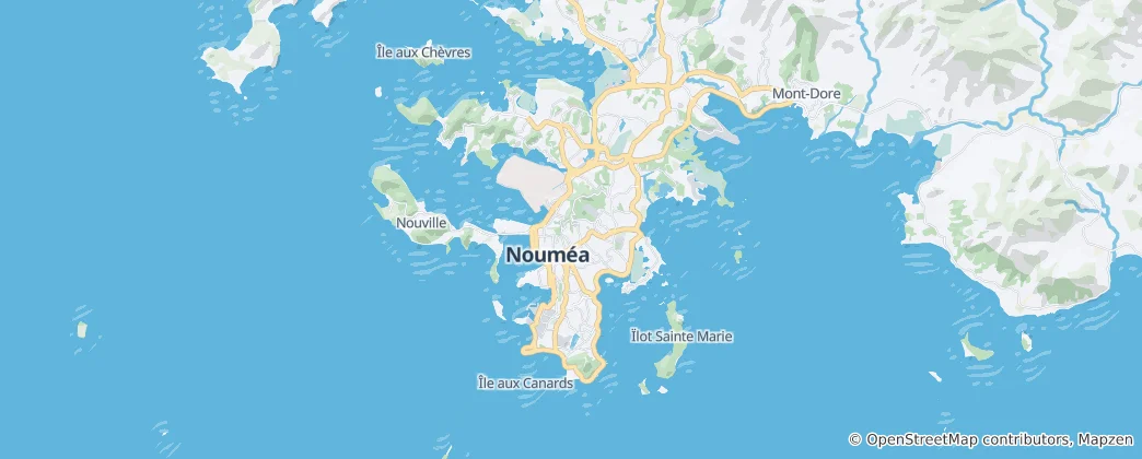 Mapa Nouméa