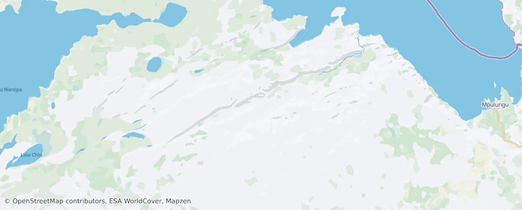Nsumbu National Park — Map