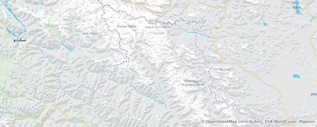 Mappa di Nubra