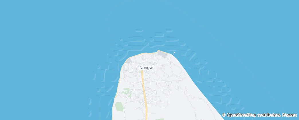 Mappa di Nungwi