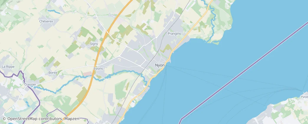 Map of Nyon