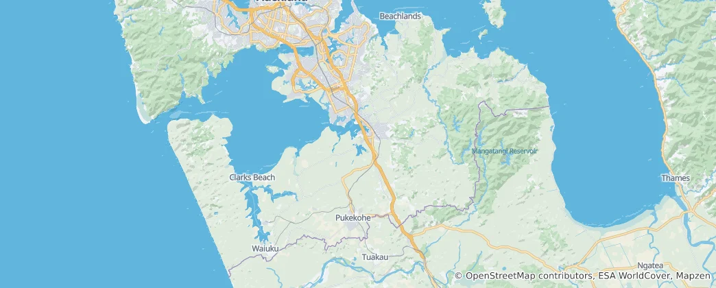 Mappa di distretto di Franklin