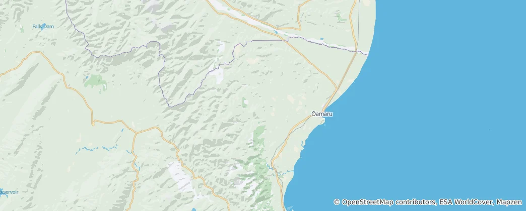 Mappa di Corriedale Ward