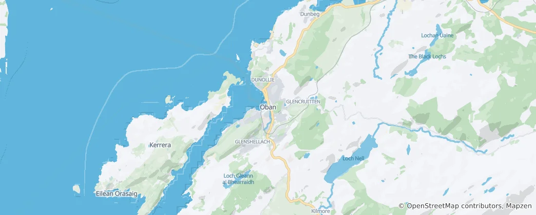 Térkép: Oban