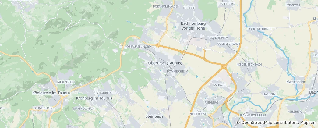 Oberursel Haritası