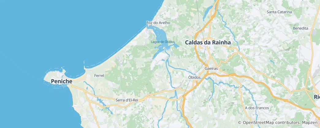 Mapa de Óbidos