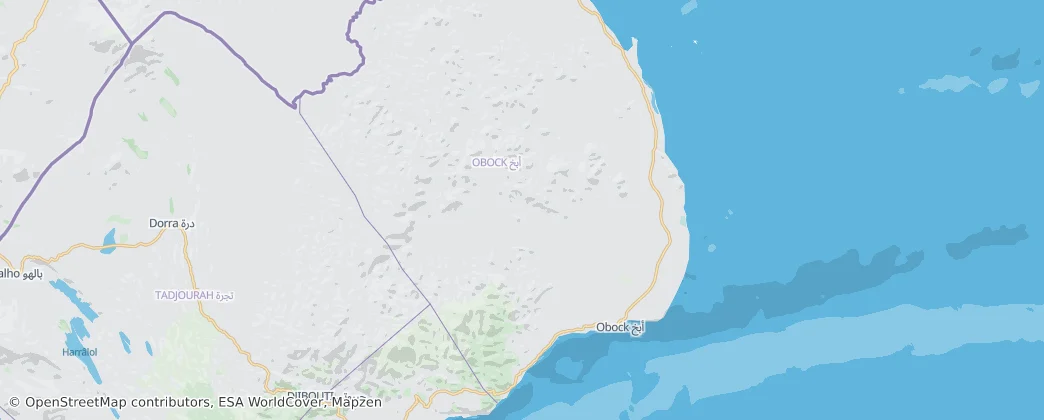 Obock — Map
