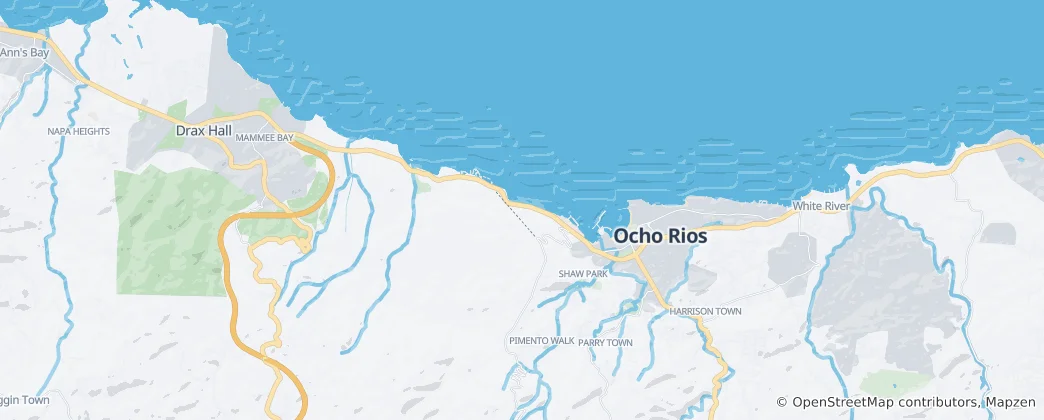 Map of Ocho Rios
