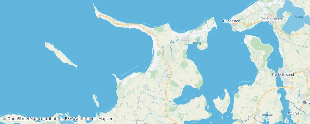 comune di Odsherred — Mappa