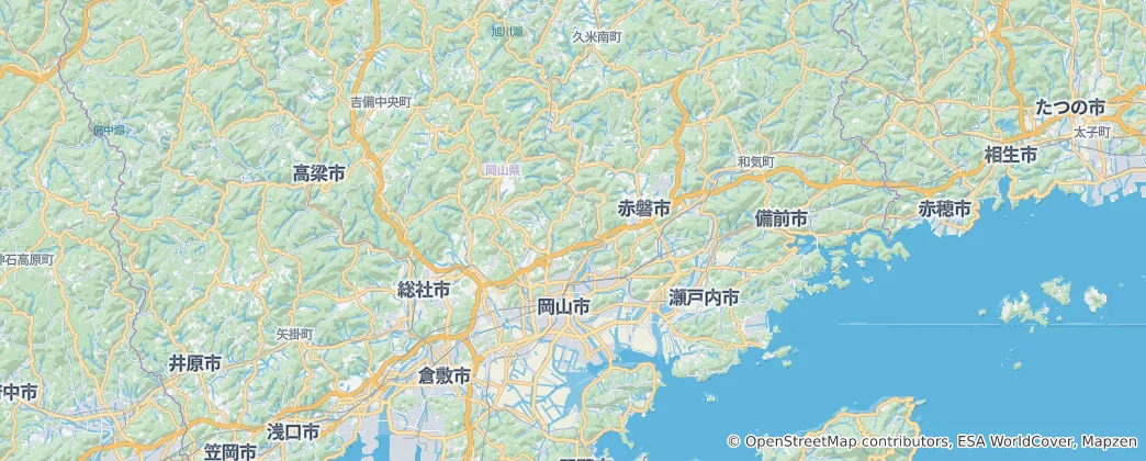 Map of Okayama