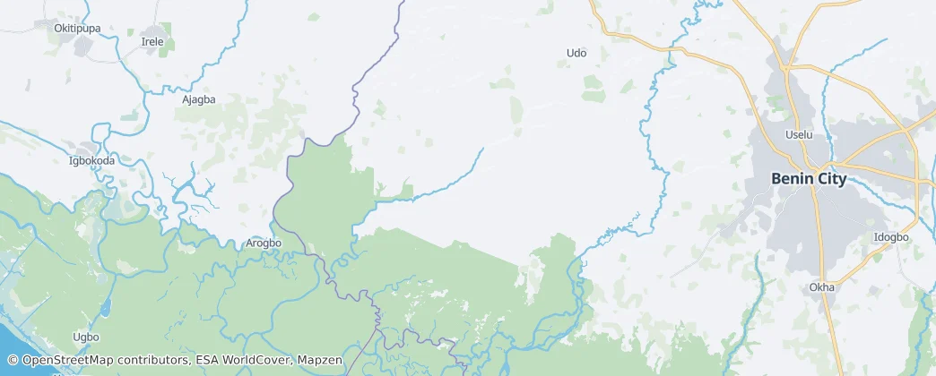 Okomu National Park — Map
