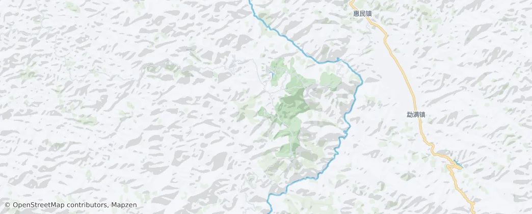 Old Tea Forests of the Jingmai Mountain – Mapa