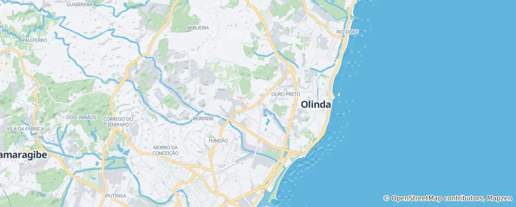 Térkép: Olinda