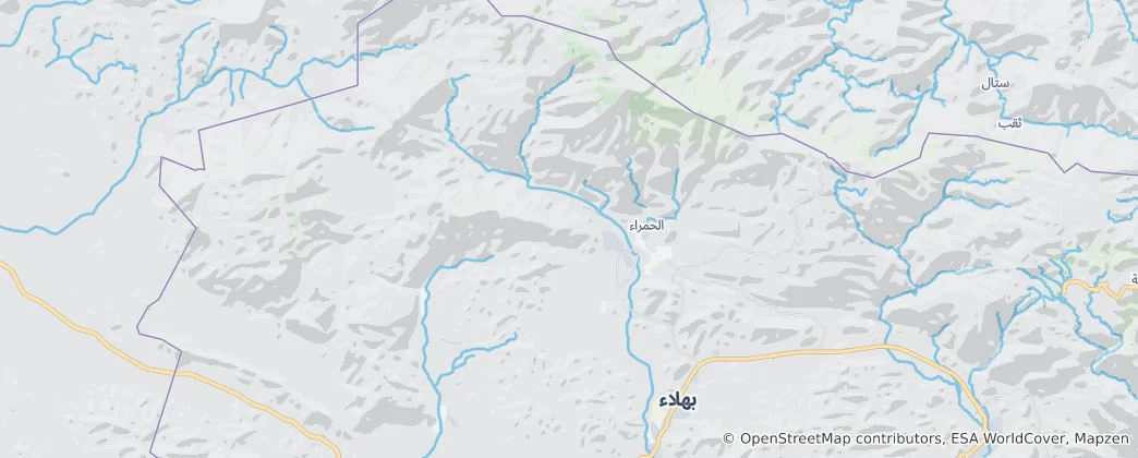 Map of Al Hamra