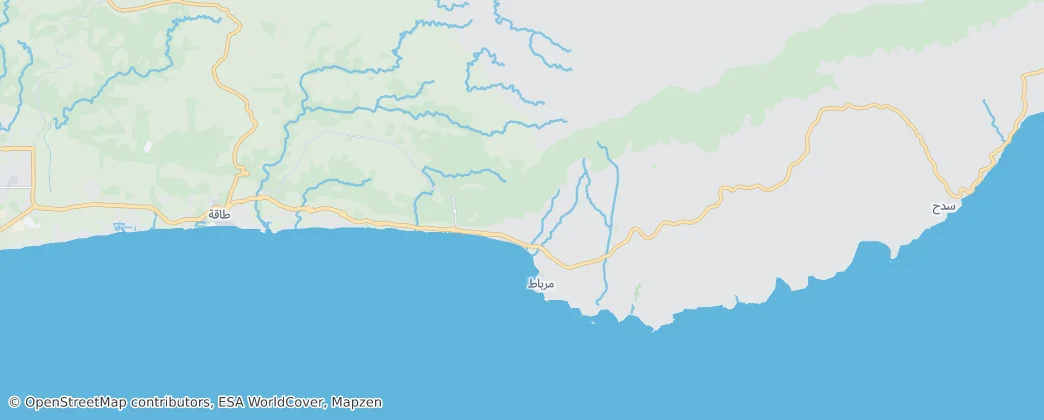 Mirbát – Mapa
