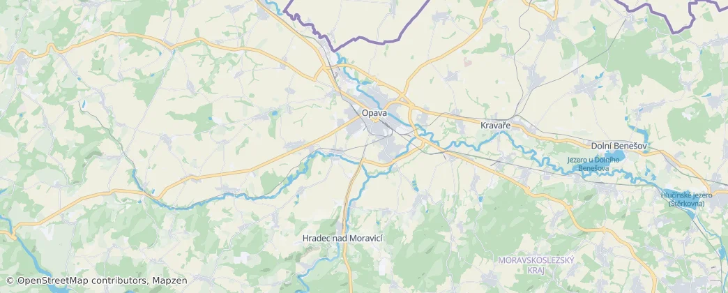 Opava — Harita