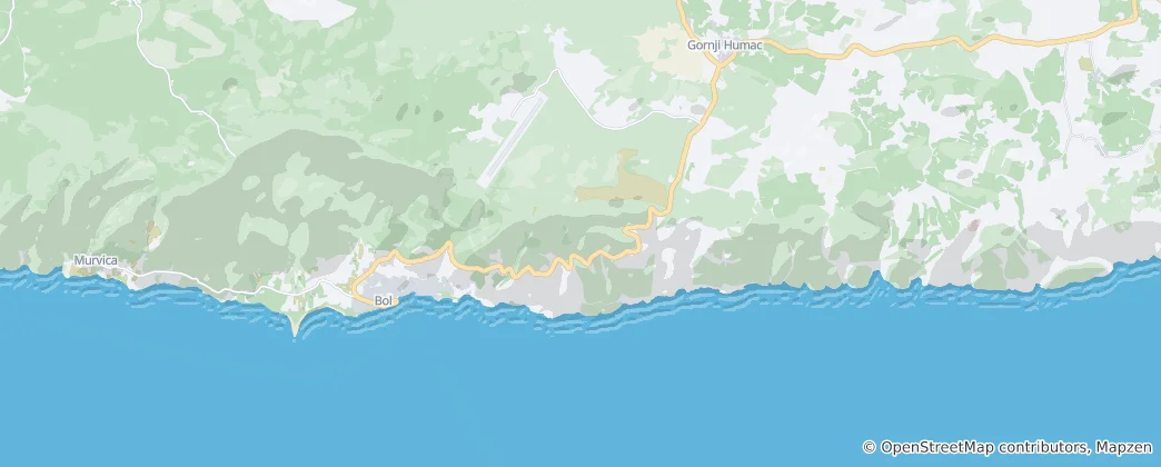Mapa Općina Bol