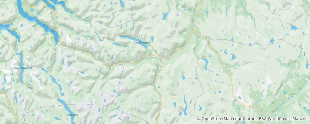 Mapa Oppdal