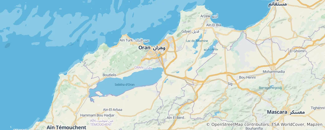 Map of Oran Province