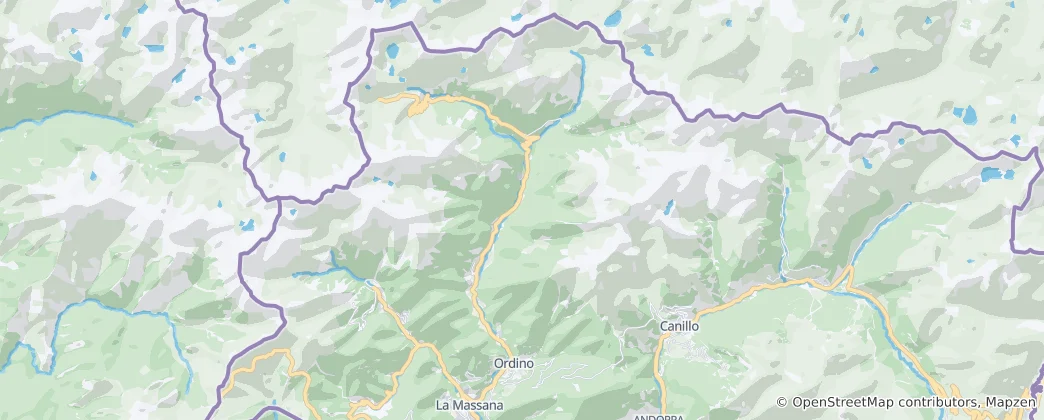 Map of Ordino