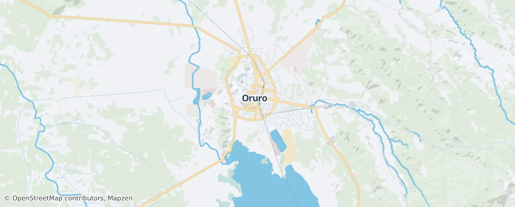 Oruro – Mapa