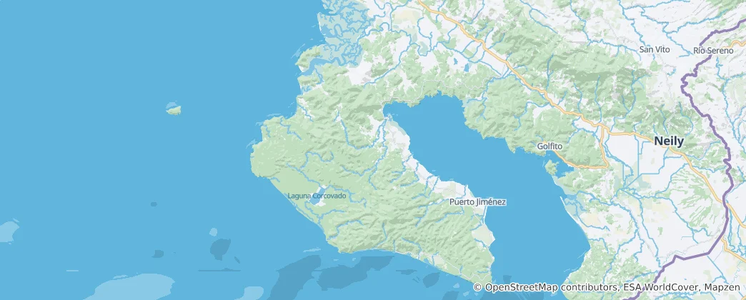 Map of Osa Peninsula
