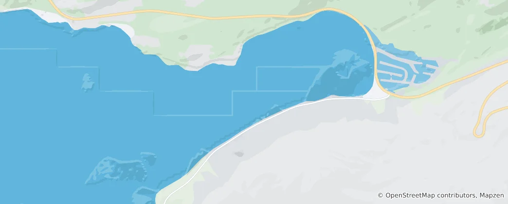 Mapa Osafjörður