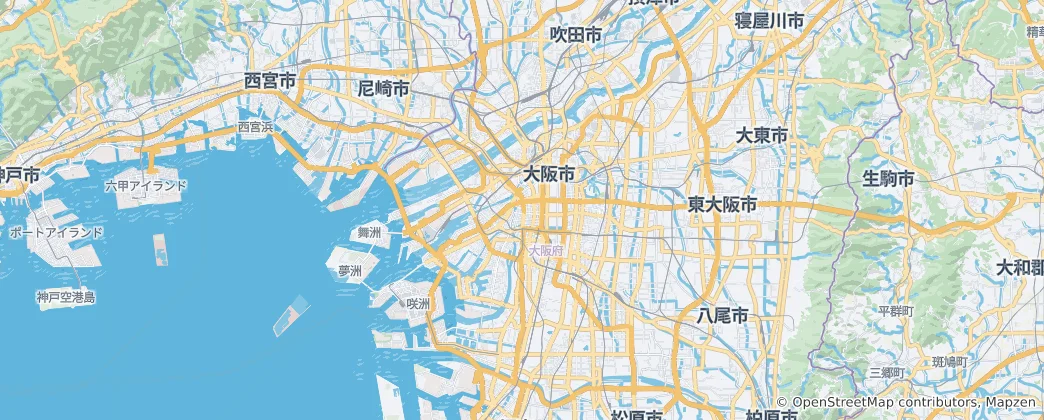 Map of Osaka