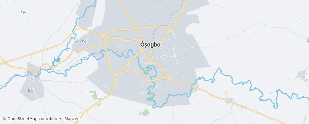 Osogbo — Map