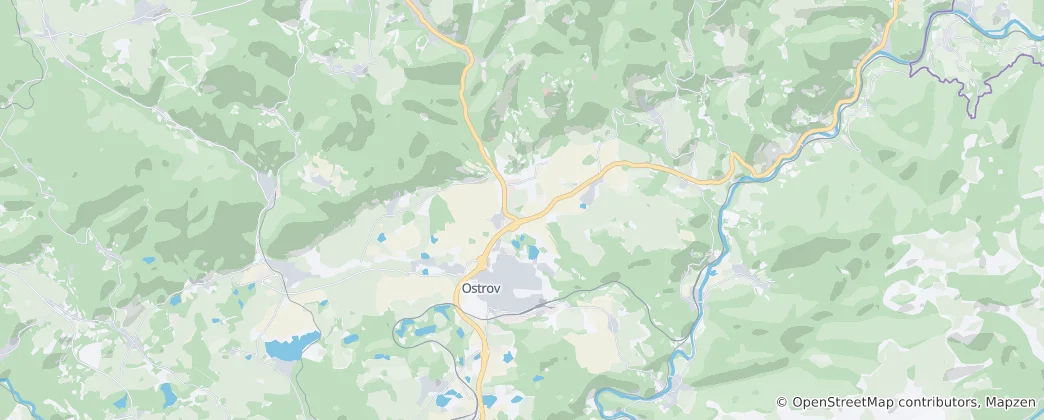 Mapa Ostrov