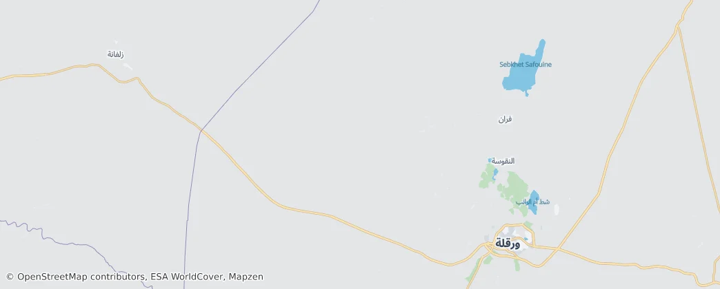 Ouargla — Mapa