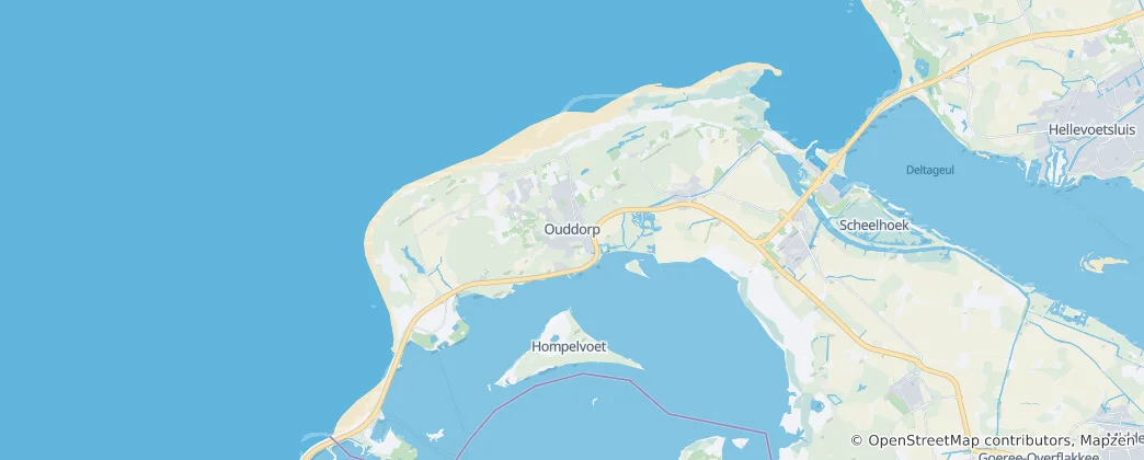 Karte von Ouddorp