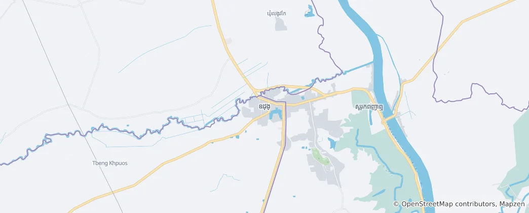 Map of Oudong