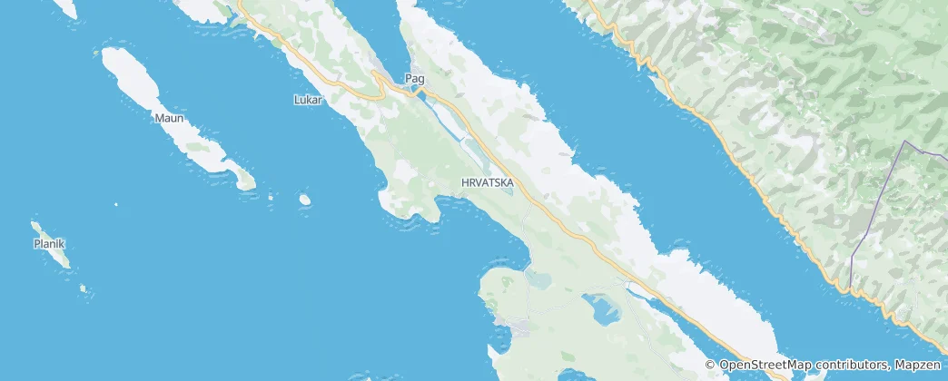 Térkép: Pag